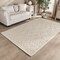 Baxton Studio Linwood Modern and Contemporary Ivory Hand-Tufted Wool Area Rug 188-11863-ZORO - alternate 1